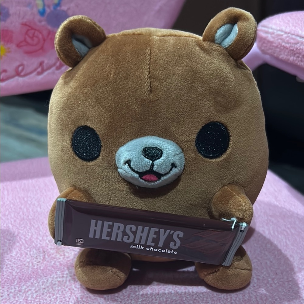 Brown Bear Plush with Hershey's Chocolate